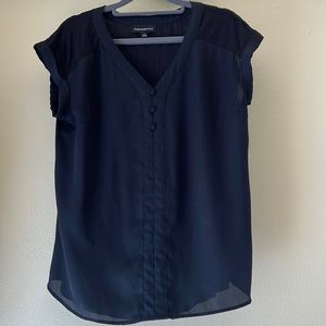 Fortune + Ivy Black Blouse